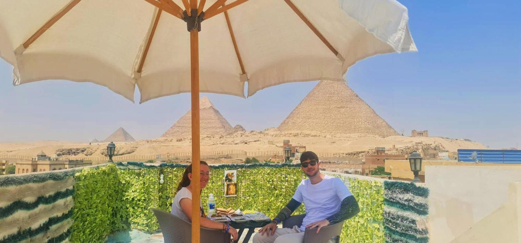 Kafret el-Gabal Pyramids Show Hotel מראה חיצוני תמונה